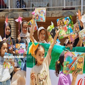 گزارش تصویری از اجرای برنامه صدای پای کتاب در آبادی، در روستای اقبلاغ بخش لالجین (قسمت اول)