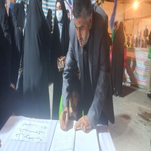 گزارش تصویری از سومین شب استقرار موکب آیت الله بهاری در ورودی شهرستان بهار