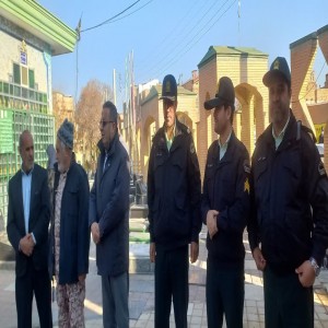 آئین غباررویی گلزار شهدا به مناسبت هفته بسیج