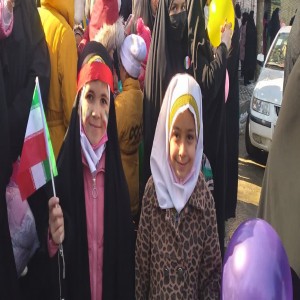 حضور پرشور دهه هشتادی و دهه نودی ها در راهپیمایی ۲۲ بهمن ۱۴۰۱ در شهر بهار