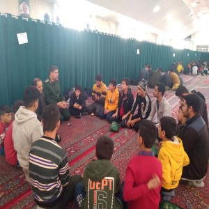گرد همایی حلقه شجره طیبه میقات صالحین بسيج شهرستان بهار در مصلی امام خمینی شهر بهار