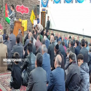 مراسم چهاردهمین یادواره ۴۴ شهید مسجد النبی در مسجد النبی(ص) بهار برگزار شد