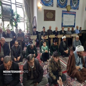 گزارش تصویری از مراسم سالگرد رحلت آیت الله حاج شیخ محمد بهاری(ره) در مسجد النبی شهر بهار