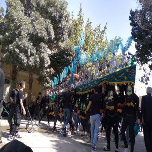 گزارش تصویری از برگزاری مراسم عزاداری روز عاشورا در بهار