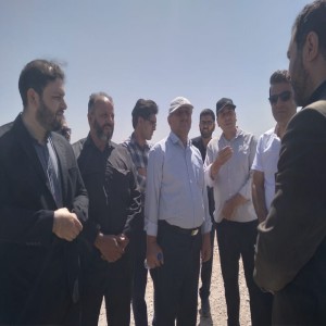 بازدید فرماندار بهار از پروژه های عمرانی روستای حسام آباد
