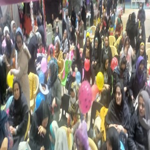 گزارش تصویری از نمایشگاه آثار هنری و توانمندی های بانوان بهاری