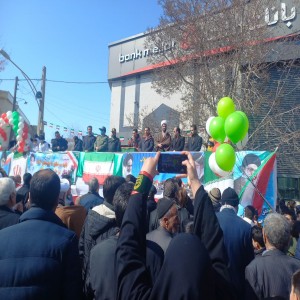 راهپیمایی و تجمع باشکوه و عزت آفرین مردم انقلابی شهر بهار در ۲۲ بهمن ماه