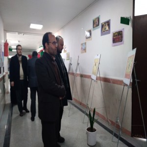 گزارش تصویری از بازدید مسئولین استانی و شهرستانی از نمایشگاه انقلاب در دبیرستان نمونه دولتی حجاب بهار