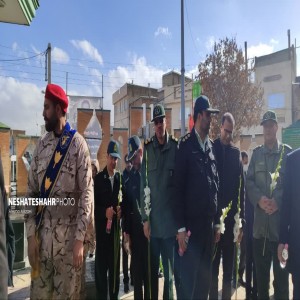 گزارش تصویری از غبارروبی مزار شهدا به مناسبت هفته بسیج