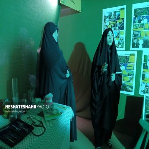 آئین افتتاحیه نمایشگاه مدرسه انقلاب دبیرستان دخترانه محبی شهر بهار