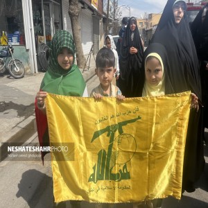 گزارش تصویری از برگزاری راهپیمایی روز جهانی قدس در  با حضور پر شور مردم همیشه در صحنه لالجین