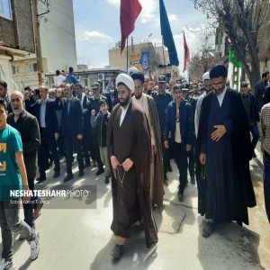 گزارش تصویری از برگزاری راهپیمایی روز جهانی قدس در شهر بهار
