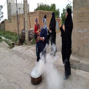 اعزام کاروان زیر سایه خورشید به شهر و روستاهای بخش صالح‌آباد استان همدان همراه با پرچم و خدام حرم امام رضا (ع)