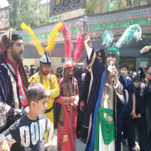 گزارش تصویری از برگزاری مراسم عزاداری روز عاشورا در بهار