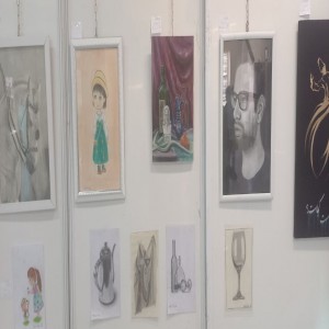 آثار هنرجویان موسسه خاطرات مداد رنگی