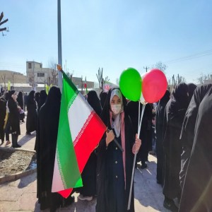 گزارش تصویری از حضور مردم لالجین در راهپیمایی ۲۲ بهمن