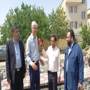 افتتاحیه پروژه آسفالت معابر شهر بهار