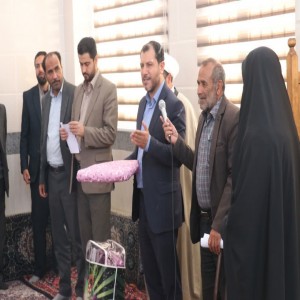 گزارش تصویری از مراسم افتتاحیه آسفالت ریزی معابر روستای حسام آباد و برگزاری میز خدمت در این روستا
