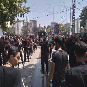 گزارش تصویری از برگزاری مراسم عزاداری روز عاشورا در بهار