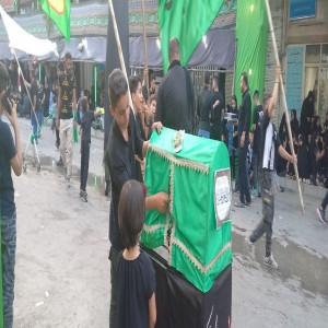 برگزاری مراسم عصر روز سوم شهادت امام حسین(ع) در بهار