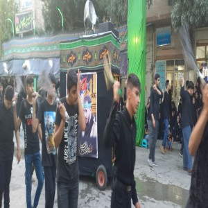 برگزاری مراسم عصر روز سوم شهادت امام حسین(ع) در بهار