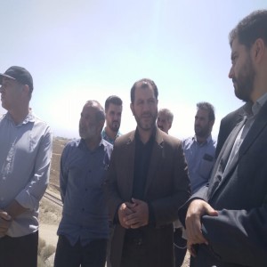 بازدید فرماندار بهار از پروژه های عمرانی روستای حسام آباد