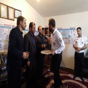 تجلیل فرماندار بهار از امدادگران پایگاه جاده ای اورژانس ۱۱۵ روستای حسن قشلاق