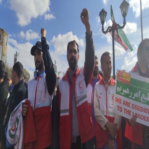 گزارش تصویری از راهپیمایی ۱۳ آبان شهر بهار