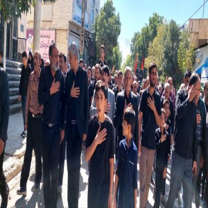 برگزاری مراسم اربعین در بهار