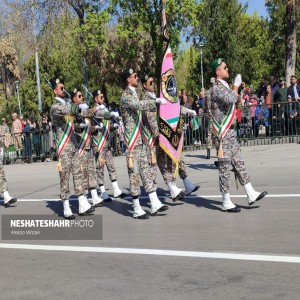 گزارش تصویری از مراسم رژه روز ارتش جمهوری اسلامی در همدان (بخش اول)