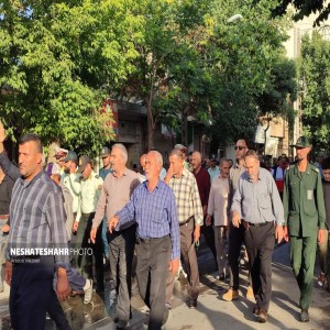 گزارش تصویری از تشییع پیکر مطهر سه شهید حادثه تروریستی در شهر بهار