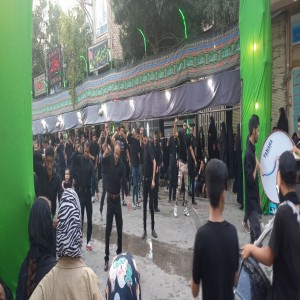 برگزاری مراسم عصر روز سوم شهادت امام حسین(ع) در بهار