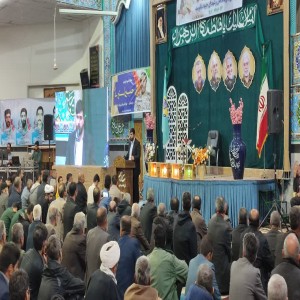 گزارش تصویری از مراسم یادواره ۱۱۰ شهید والامقام شهر لالجین و بزرگداشت شهدای امنیت، هم زمان با سالگرد شهادت سردار حاج قاسم سلیمانی