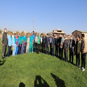 گزارش تصویری از برگزاری ورزش صبحگاهی به مناسبت هفته نیروی انتظامی در استادیوم ورزشی بهار