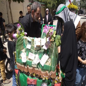 گزارش تصویری از برگزاری مراسم عزاداری روز عاشورا در بهار
