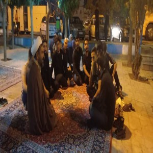 تصاویری از ایستگاه صلواتی آیت الله بهاری در ورودی بهار و ازدحام مسافرین و زائران