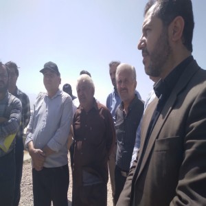 بازدید فرماندار بهار از پروژه های عمرانی روستای حسام آباد