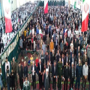 حضور مردم بهاری در راهپیمایی سیزده آبان