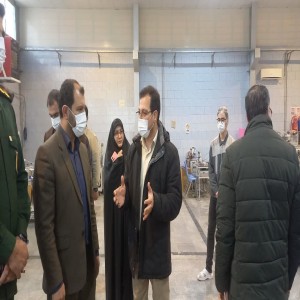 بازدید فرماندار شهرستان بهار از شرکت تولیدی تجهیزات پزشکی آویده رایان الوند