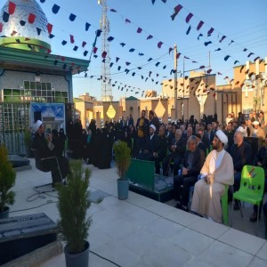 گزارش تصویری از برگزاری مراسم سالگرد رحلت مرحوم آیت الله شیخ محمد بهاری در گلزار شهدای شهر بهار