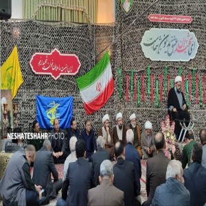 مراسم چهاردهمین یادواره ۴۴ شهید مسجد النبی در مسجد النبی(ص) بهار برگزار شد