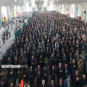 گزارش تصویری از اقامه نماز عید فطر در مصلی شهر بهار