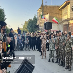 گزارش تصویری از تشییع پیکر مطهر سه شهید حادثه تروریستی در شهر لالجین