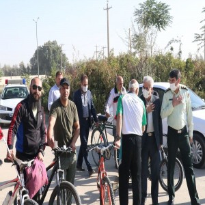 گزارش تصویری از برگزاری همایش دوچرخه سواری به مناسبت گرامیداشت هفته دفاع مقدس در بهار