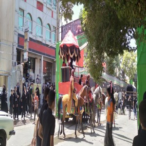 مراسم سومین روز از شهادت حضرت اباعبدالله الحسین(ع) در بهار