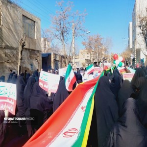 گزارش تصویری از شکوه حضور مردم بهار در راهپیمایی ۲۲ بهمن (بخش دوم)
