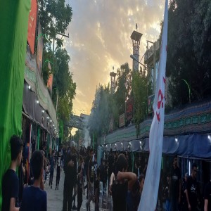 برگزاری مراسم عصر روز سوم شهادت امام حسین(ع) در بهار