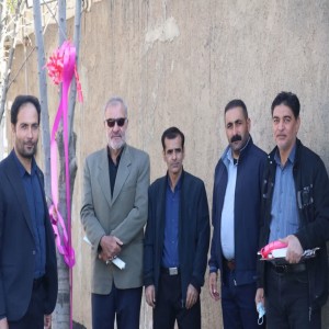 گزارش تصویری از مراسم افتتاحیه آسفالت ریزی معابر روستای حسام آباد و برگزاری میز خدمت در این روستا