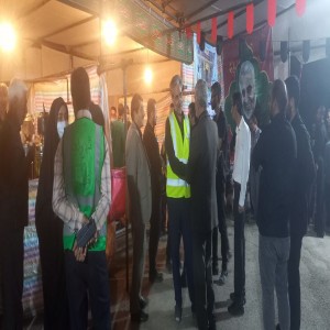 گزارش تصویری از سومین شب استقرار موکب آیت الله بهاری در ورودی شهرستان بهار