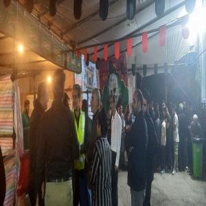 گزارش تصویری از سومین شب استقرار موکب آیت الله بهاری در ورودی شهرستان بهار